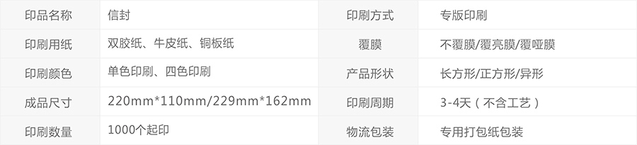 铜板纸信封